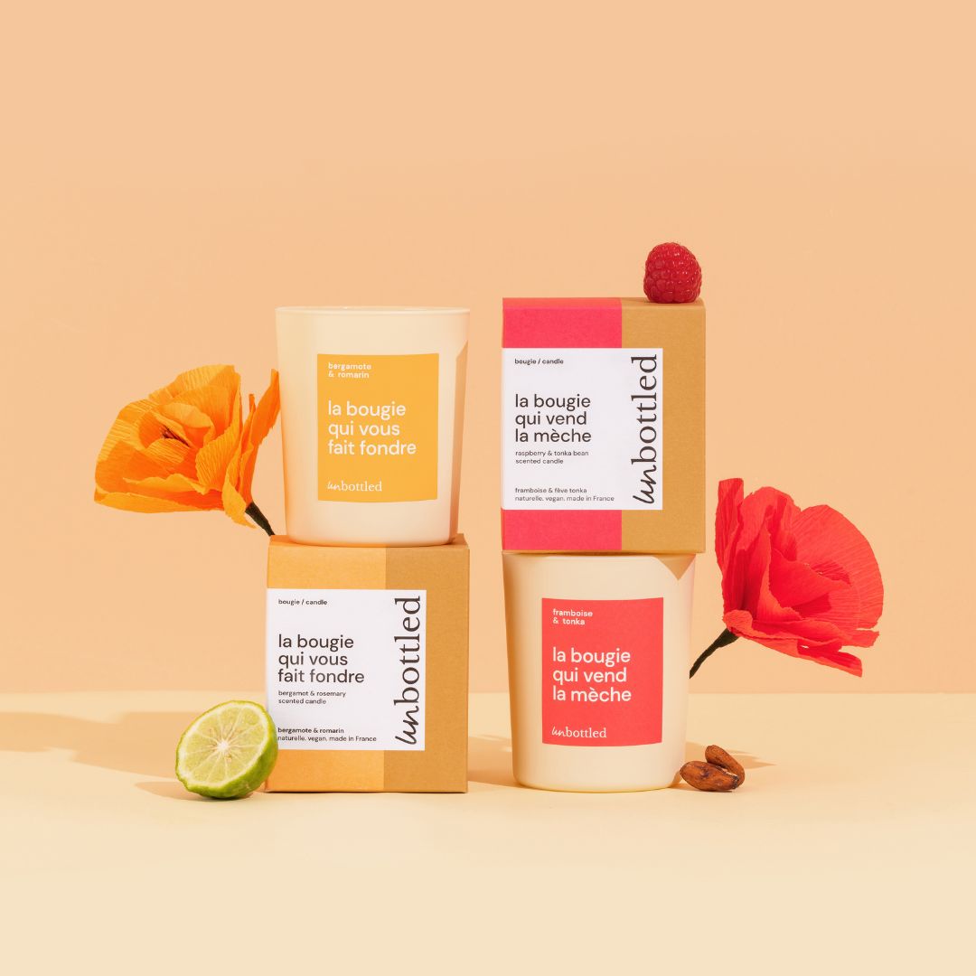 Duo de Bougies Végétales Parfumées