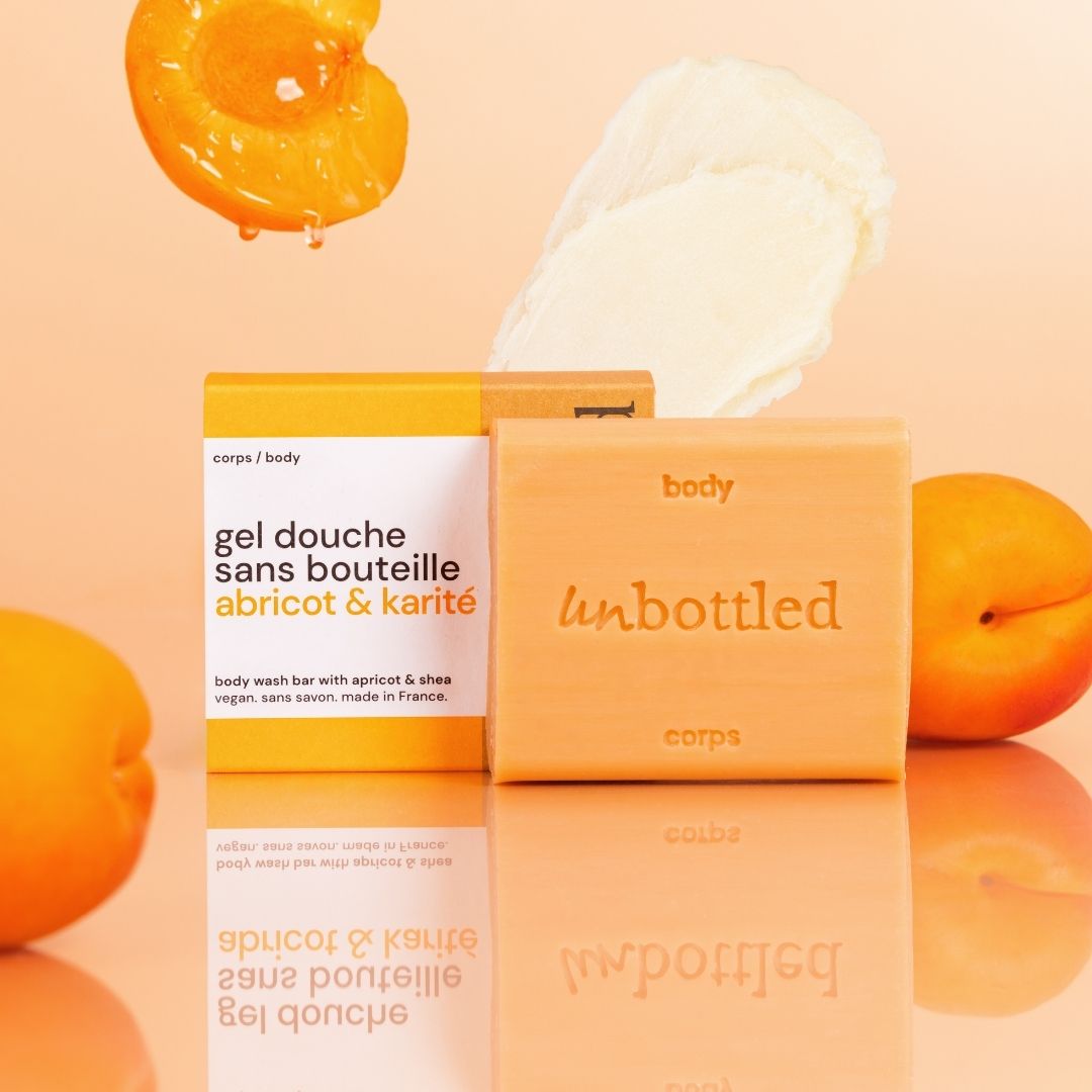 Gel Douche Sans Bouteille • Abricot & Karité