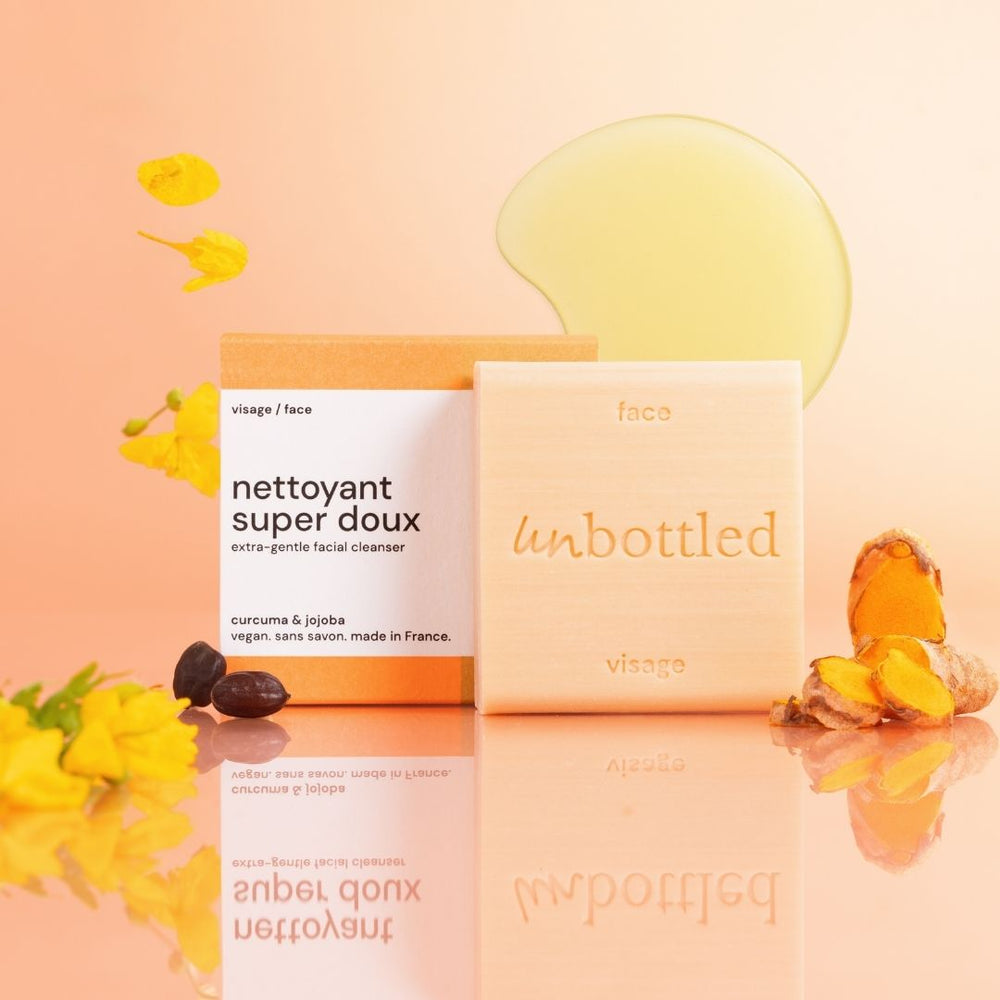 Nettoyant visage solide Super Doux Unbottled