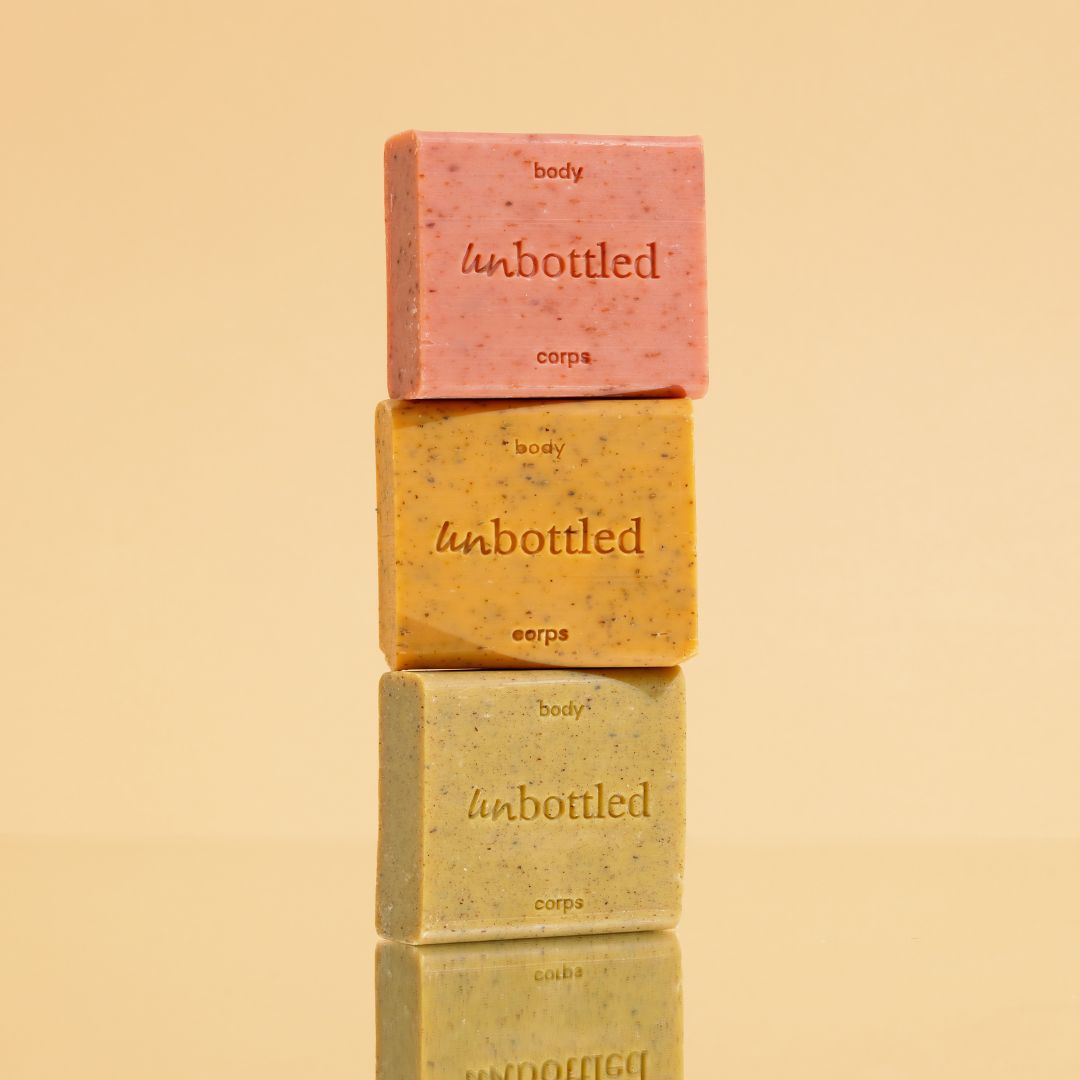 Trio Gels Douche Rose, Mandarine & Vanille Unbottled