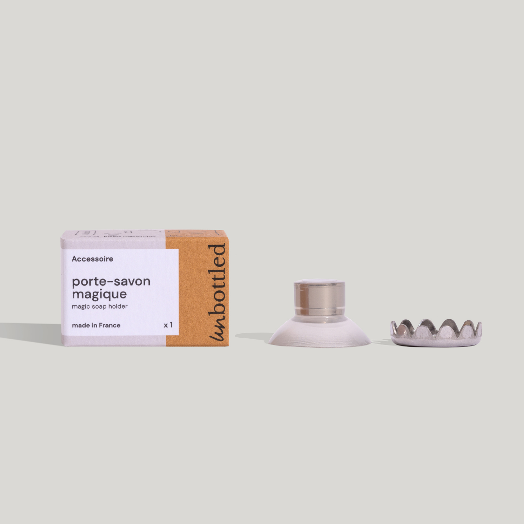Shampoing Solide et son Porte-Savon Magique