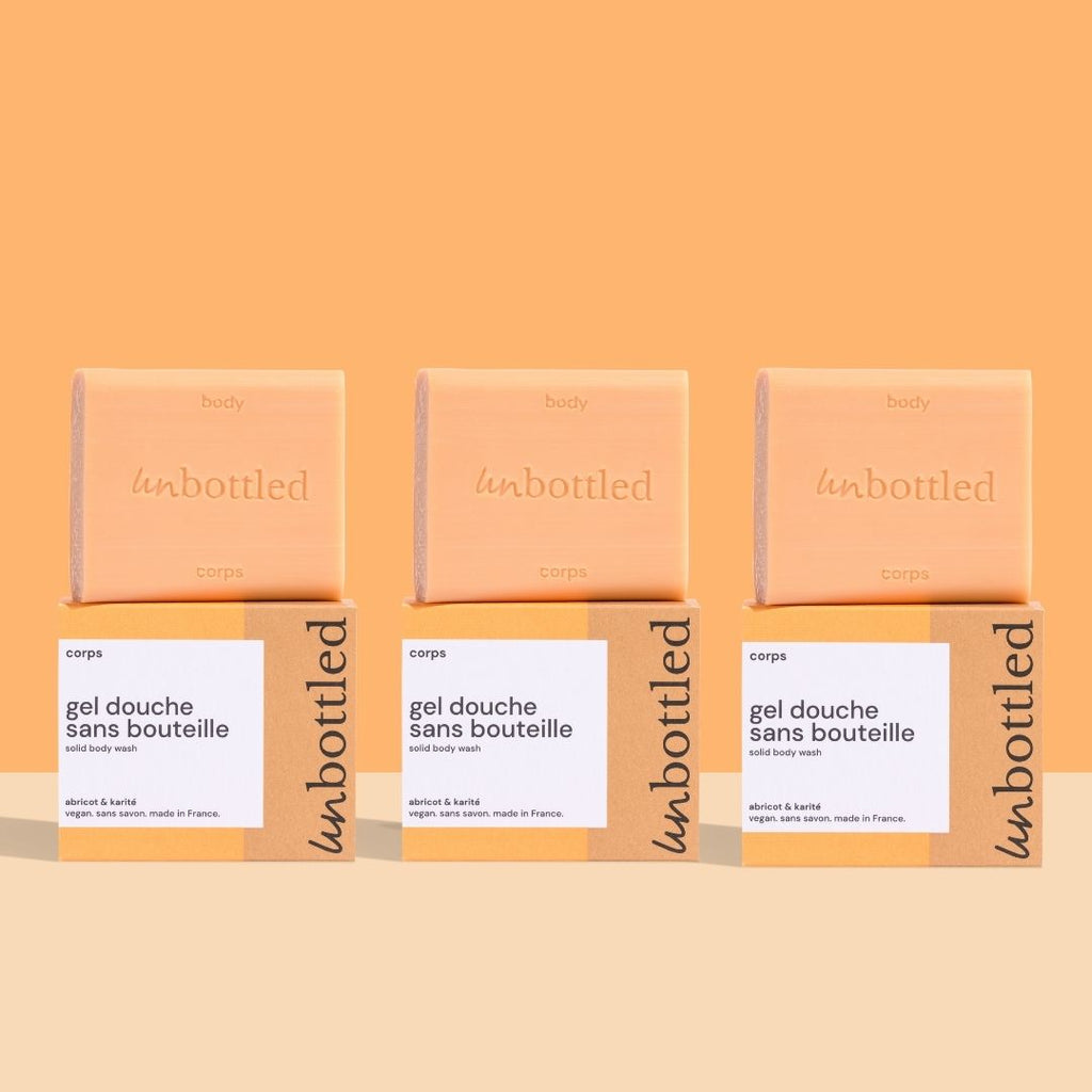 Gel Douche Sans Bouteille - Abricot & Karité